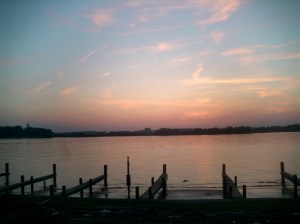 River house at Sunset 2